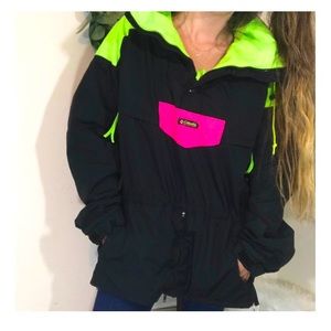 Vintage Columbia windbreaker Pullover jacket sz M